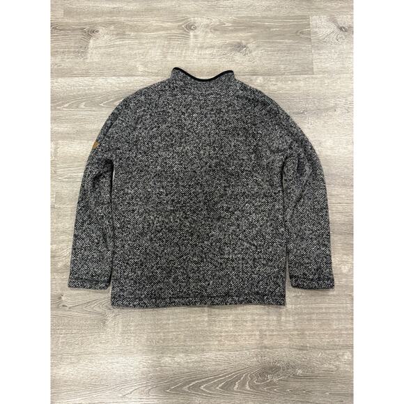 Orvis Sweater Mens Large Gray 1/4 Zip Fleece lined pullover Outdoor Fishing - Picture 2 of 6